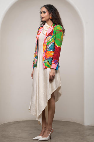 Blazer Set for Contemporary Wear - Multicolor Siro Sorel by Advait