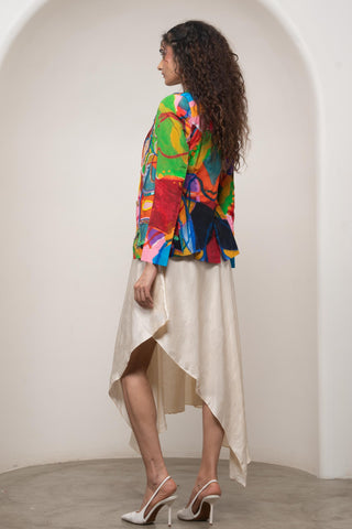 Blazer Set for Contemporary Wear - Multicolor Siro Sorel by Advait