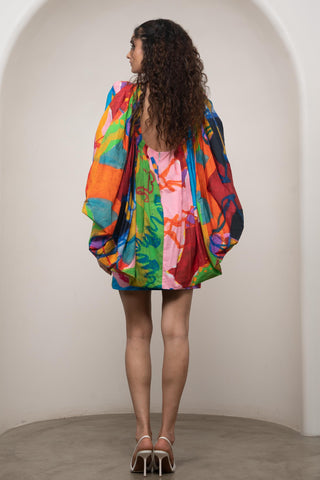 Short Dress for Contemporary Wear - Siro Sorel Multicolor by Advait