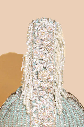 Green tara bucket bag