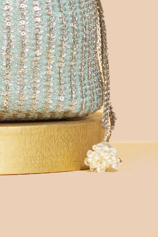 Green tara bucket bag