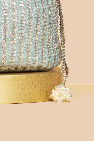 Green tara bucket bag