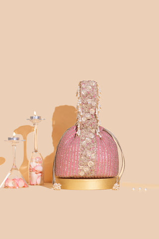 Pink tara bucket bag