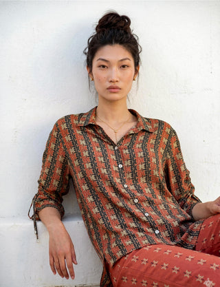 Co-ord Set Contemporary Wear - Brown Terra Thead by Nautanky