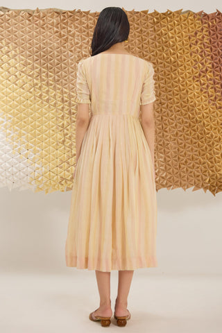 Dress Contemporary Wear - Yellow Daisy Breeze Dress by The Loom Art
