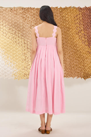 Dress Contemporary Wear - Pink Fizzy Fleur by The Loom Art