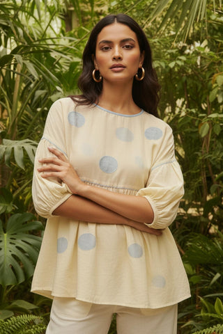 Top Contemporary Wear - Beige Pastel Pop by The Loom Art