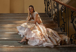 Lehenga Set Pastel Wear - Pink Mirror Lehenga Set by Tamanna Punjabi Kapoor