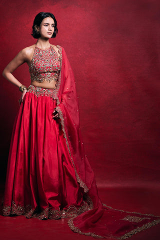 Lehenga Set Indian Wedding – Pink Elegant Festive Look by Tamanna Punjabi Kapoor