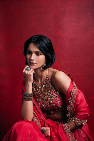 Lehenga Set Indian Wedding – Pink Elegant Festive Look by Tamanna Punjabi Kapoor