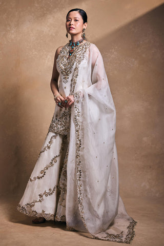 Gharara Set Indian Wedding – Ivory Festive Elegance by Tamanna Punjabi Kapoor