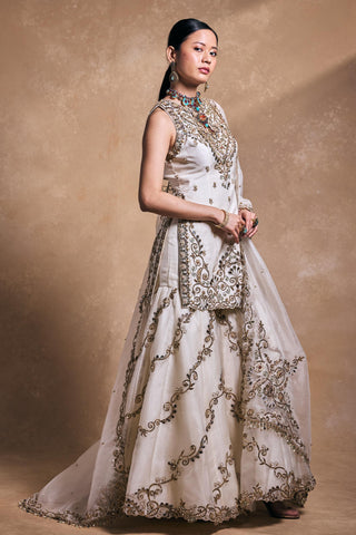 Gharara Set Indian Wedding – Ivory Festive Elegance by Tamanna Punjabi Kapoor