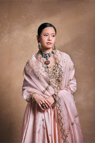 Silk Lehenga Indian Wedding – Pink Festive Bridal Look by Tamanna Punjabi Kapoor