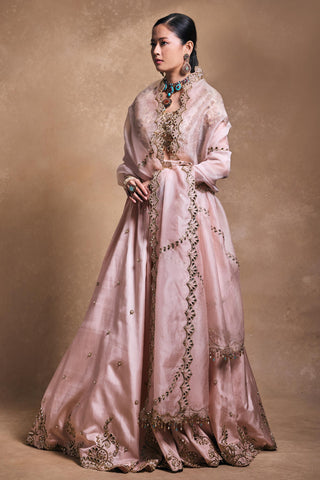 Silk Lehenga Indian Wedding – Pink Festive Bridal Look by Tamanna Punjabi Kapoor