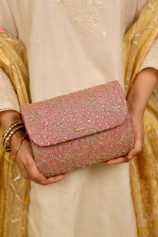 Pink tarang flapover bag