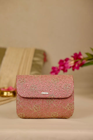 Pink tarang flapover bag