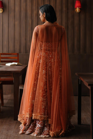 Lehenga set for Indian Wedding – Rust Blossom by 29india