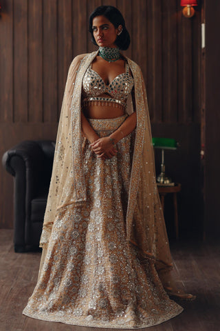 Lehenga set for Indian Wedding – Golden Mirage by 29india