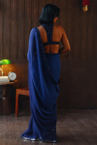 Embellished saree for Indian Wedding – Horizon Ombre by 29india