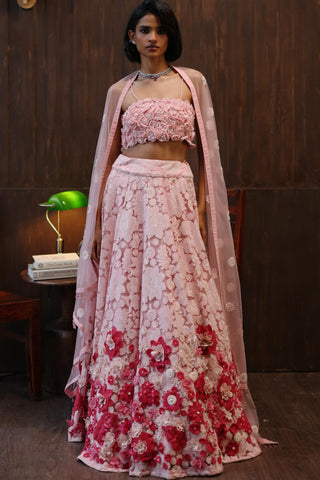Lehenga set for Indian Wedding – Pink Garden Muse by 29india