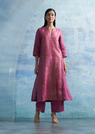 Auraa grape pink kurta set