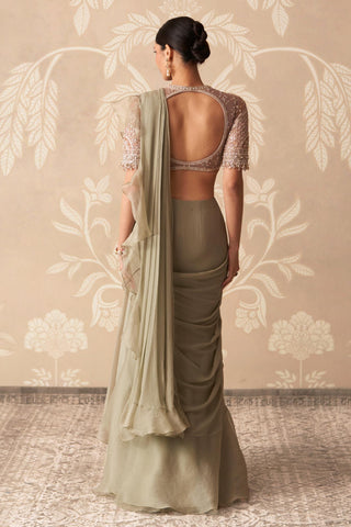 Green Saree for Indian Wedding – Green Blouse by Ridhi Mehra