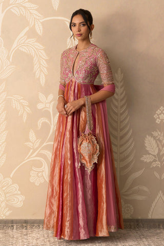 Pink Anarkali for Indian Wedding – Pink Anarkali with Dupatta by Ridhi Mehra