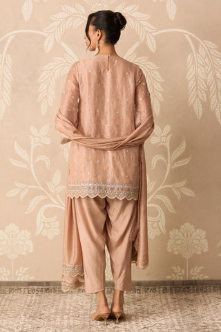 Kurta Set for Festive Events – Gold Kurta with Salwar by Ridhi Mehra