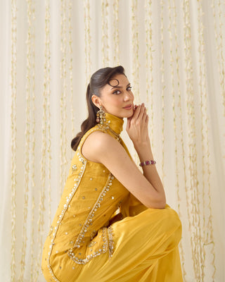 Kurta Set Minimalist Wear - Yellow Kurta by Sanya Gulati