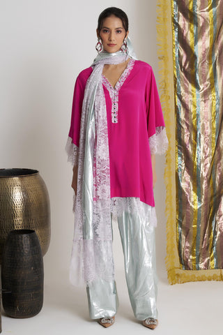 Pink gulabo sitara farshi salwar suit set