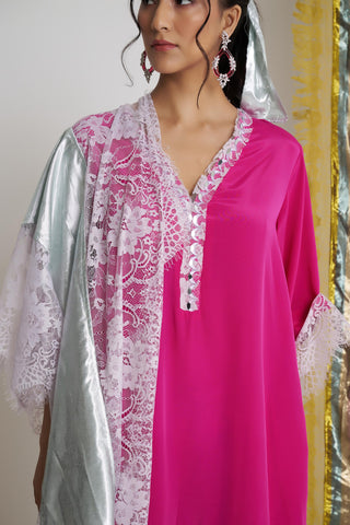 Pink gulabo sitara farshi salwar suit set