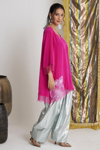 Pink gulabo groove farshi salwar suit set