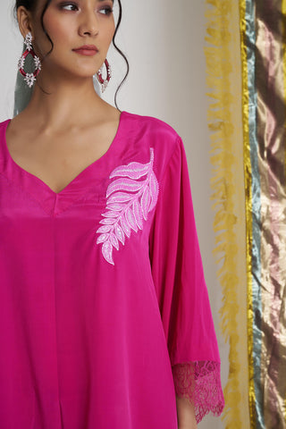 Pink gulabo groove farshi salwar suit set