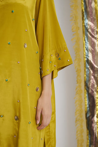 Yellow sarson softy farshi salwar suit set