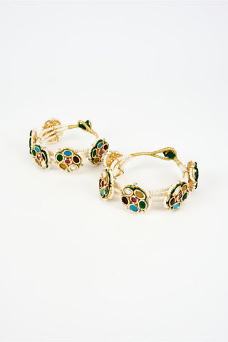 Bangles for Festive Ã¢â‚¬â€œ Multicolored Handcrafted Saadgi by Vivinia by Vidhi Mehra