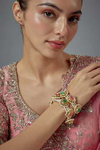 Bangles for Festive – Multicolored Saadgi by Vivinia by Vidhi Mehra