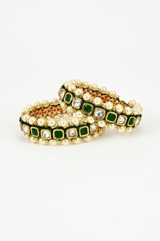 Bangles for Festive – Green Saadgi by Vivinia by Vidhi Mehra