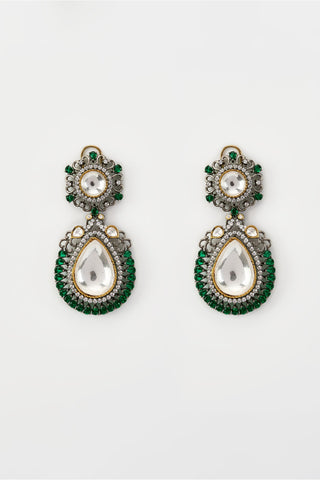 Choker Set for Festive â€“ Green Saadgi Choker Set by Vivinia by Vidhi Mehra
