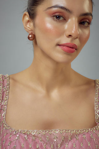 Earrings for Festive – Brown Florence by Vivinia by Vidhi Mehra