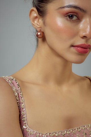 Earrings for Festive – Brown Florence by Vivinia by Vidhi Mehra