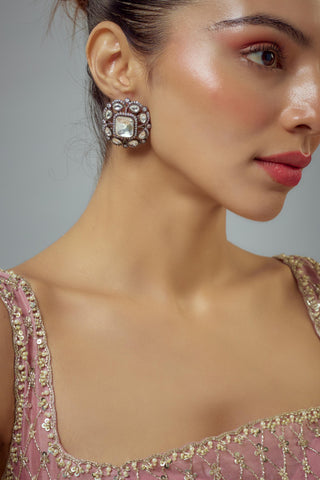 Earrings for Festive – Silver Florence by Vivinia by Vidhi Mehra