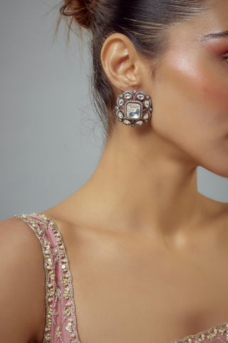 Earrings for Festive – Silver Florence by Vivinia by Vidhi Mehra