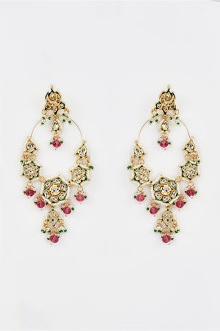 Earrings for Festive – Pink Saadgi by Vivinia by Vidhi Mehra