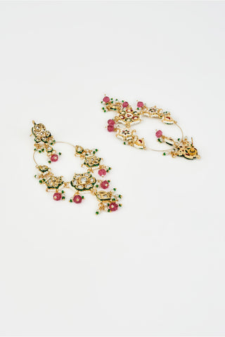 Earrings for Festive – Pink Saadgi by Vivinia by Vidhi Mehra