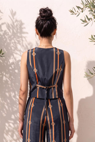 Pant Suit Set Contemporary Wear - Gray Vector by Nautanky