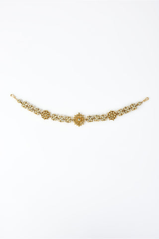 Maathapatti for Festive – Gold Saadgi Handcrafted by Vivinia by Vidhi Mehra