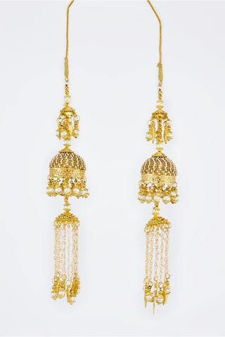 Kaleeras for Festive – Gold-Plated Pair by Vivinia by Vidhi Mehra