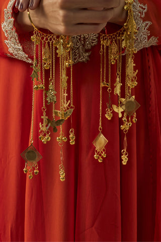 Kaleeras for Festive – Gold Pair by Vivinia by Vidhi Mehra