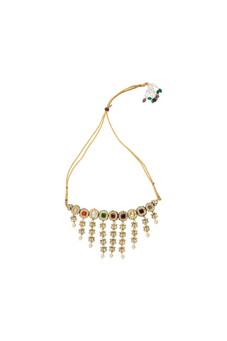 Choker Set Indian Wedding Gold Ragini Necklace by Vivinia by Vidhi Mehra