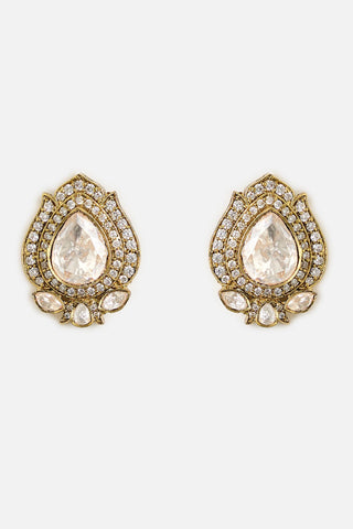 Floral Kundan Choker Necklace Set for Indian Wedding by Vivinia by Vidhi Mehra